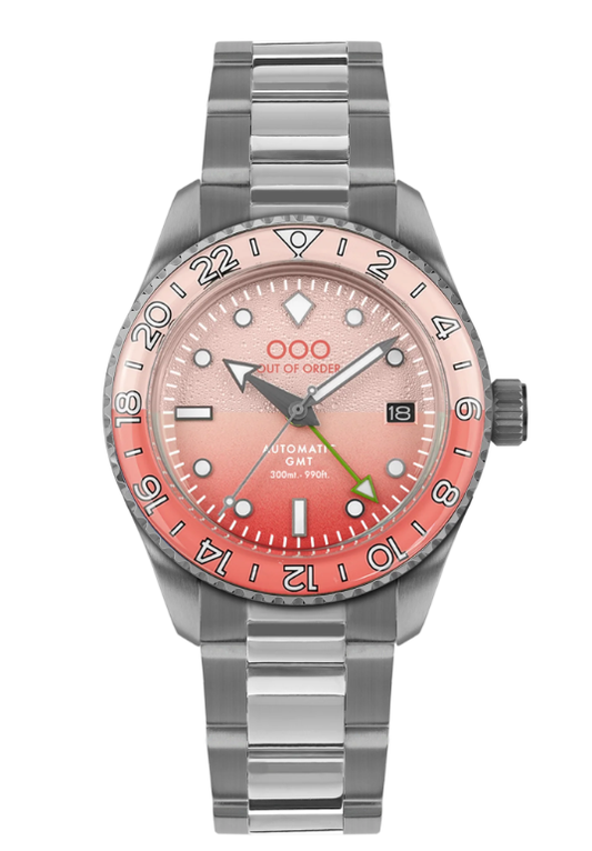 OUT OF ORDER WATCH PALOMA AUTOMATIC GMT - ULTRA BRUSHED