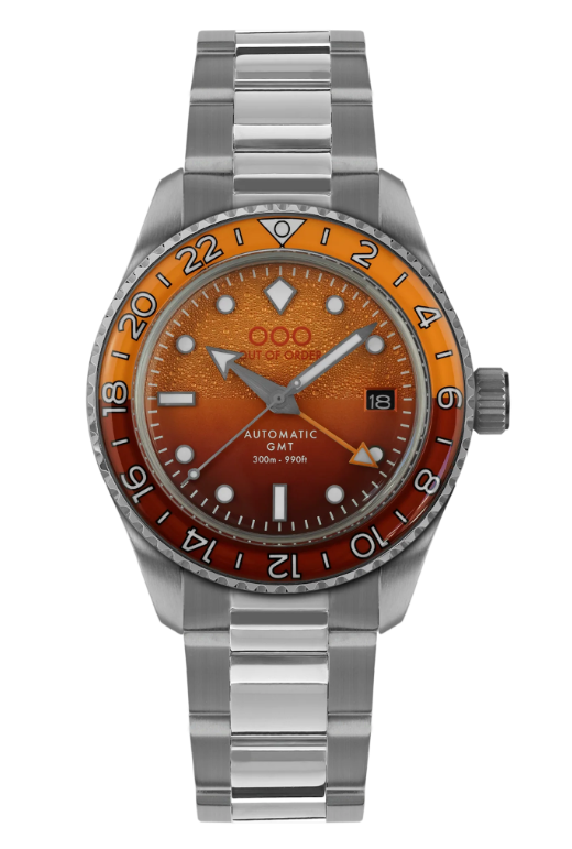 OUT OF ORDER WATCH NEGRONI AUTOMATIC GMT - ULTRA BRUSHED