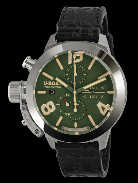 U-BOAT WATCH CLASSICO 45 TUNGSTENO CAS GREEN REF. 9581