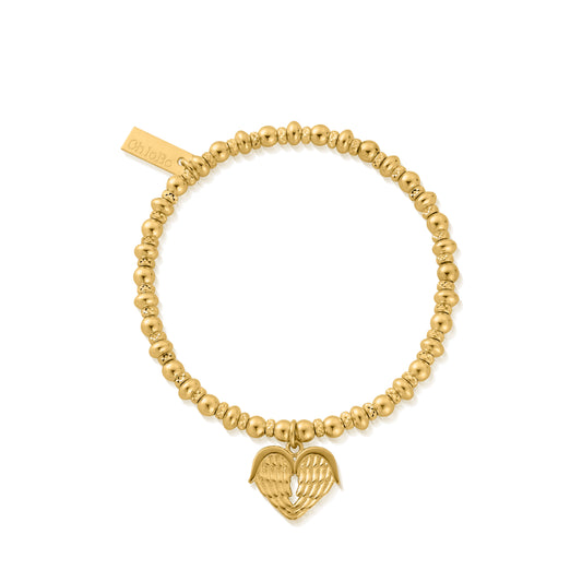 Chlobo | Didi Sparkle Heavenly Heart Gold Bracelet | GBDS1024 | by Hooper Bolton