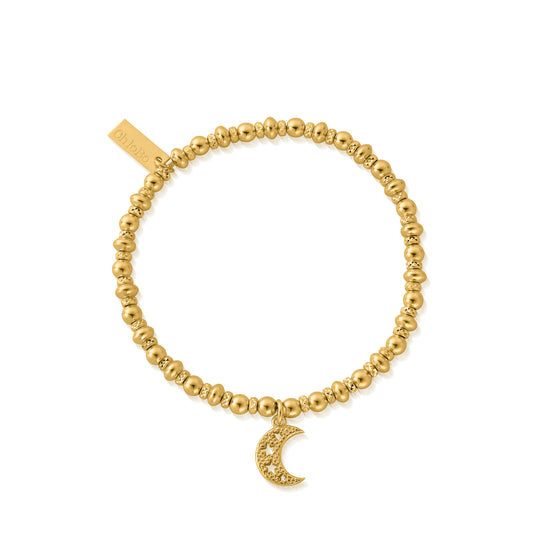 Chlobo | Didi Sparkle Starry Moon Gold Bracelet | GBDS3087 | by Hooper Bolton