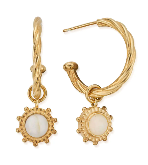 ChloBo New Hope Hoops Opal with Gold Plate | Hooper Bolton