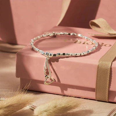Chlobo | Soul Glow Interlocking Heart & Angel Wing Bracelet | Hooper Bolton UK
