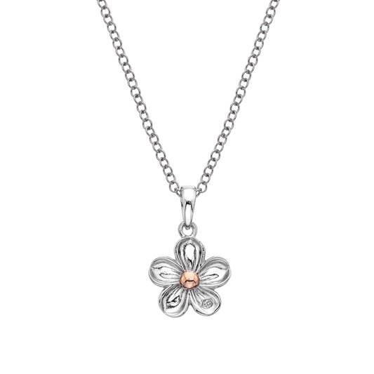 Hot Diamonds Forget Me Not Silver Pendant | DP749 | by Hooper Bolton