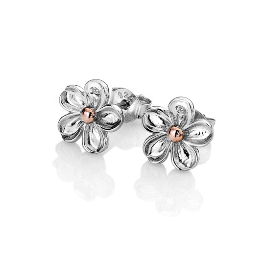 Hot Diamonds Forget Me Not Stud Silver Earrings | DE618 | by Hooper Bolton