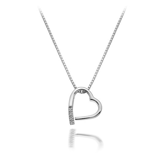 Hot Diamonds Romantic Silver Pendant | DP100 | by Hooper Bolton