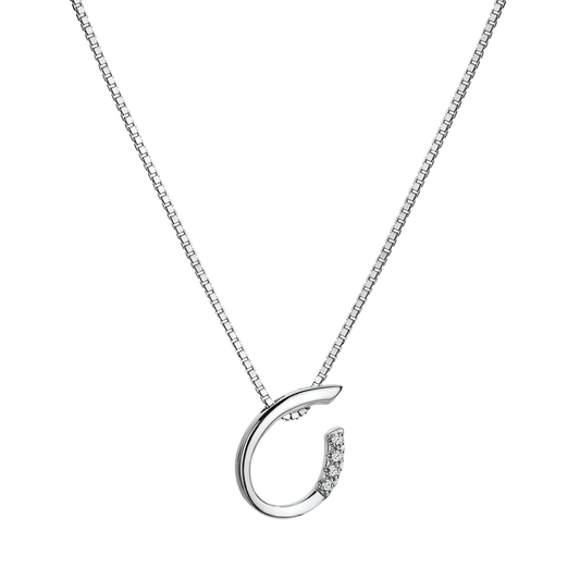 Hot Diamonds Teardrop Silver Pendant | DP908 | by Hooper Bolton