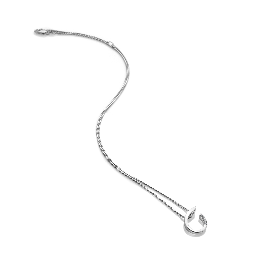 Hot Diamonds Teardrop Silver Pendant | DP908 | by Hooper Bolton