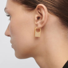 Load image into Gallery viewer, PDPAOLA | Chicago Hoops Earrings | AR01-C33 | designer earrings by Hooper Bolton
