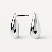 Load image into Gallery viewer, PDPAOLA | Large Sugar Silver Hoops Earrings | AR02-881 | designer earrings by Hooper Bolton
