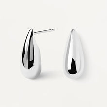 Load image into Gallery viewer, PDPAOLA | Large Sugar Silver Hoops Earrings | AR02-881 | designer earrings by Hooper Bolton
