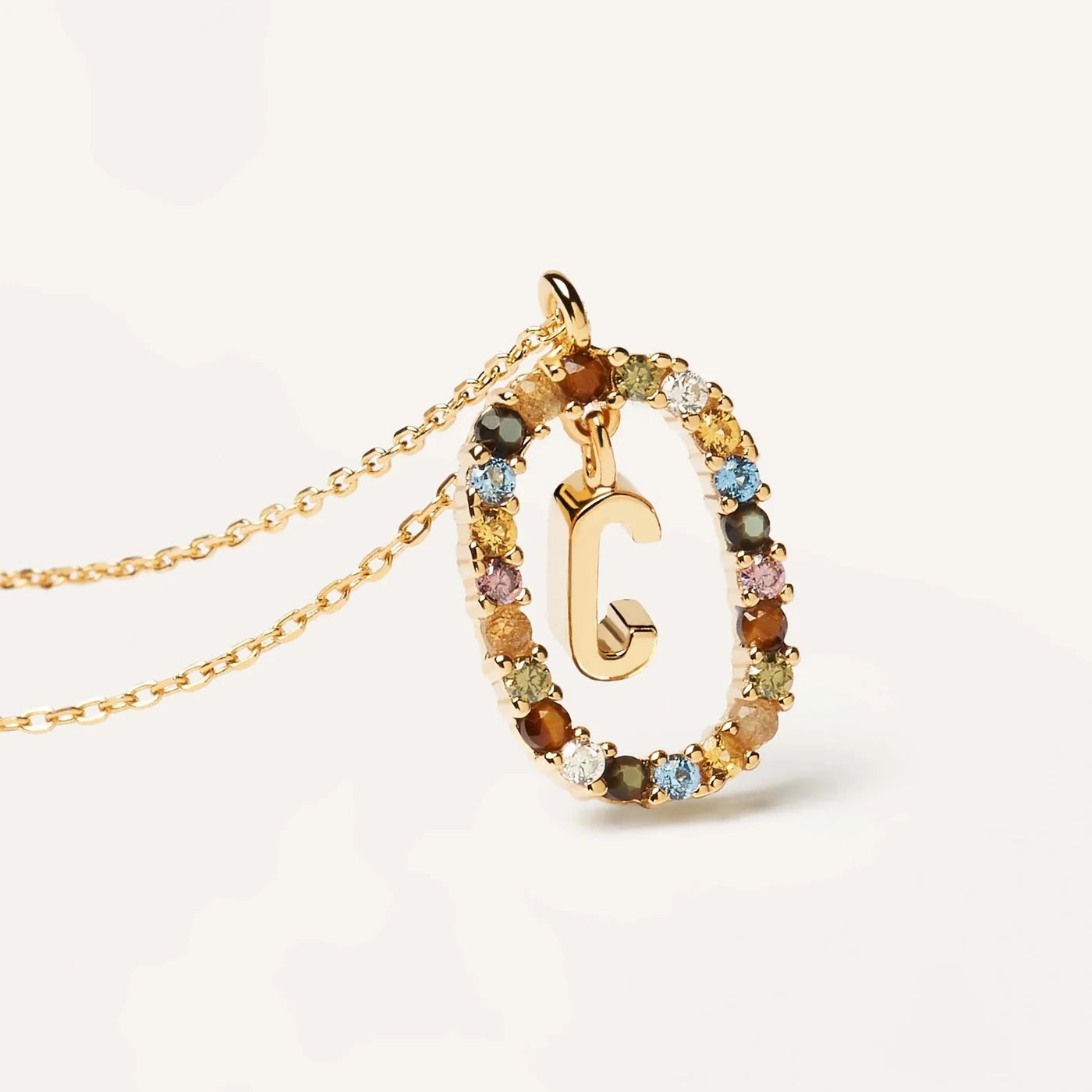 PDPAOLA | Letter C Necklace | CO01-262 | designer necklaces by Hooper Bolton