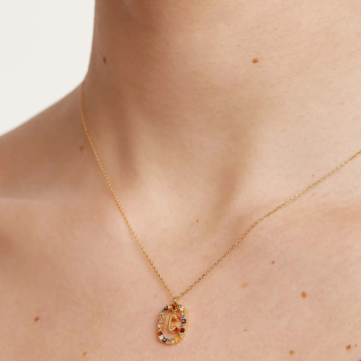PDPAOLA | Letter C Necklace | CO01-262 | designer necklaces by Hooper Bolton