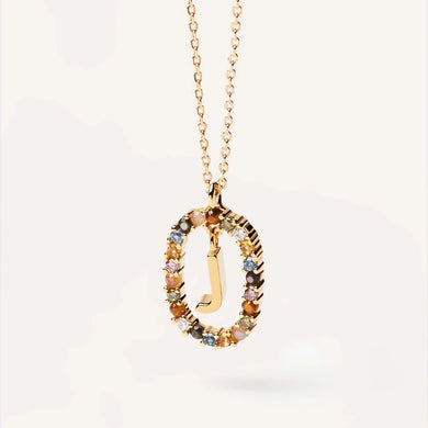 PDPAOLA | Letter J Necklace | CO01-269 | designer necklaces by Hooper Bolton