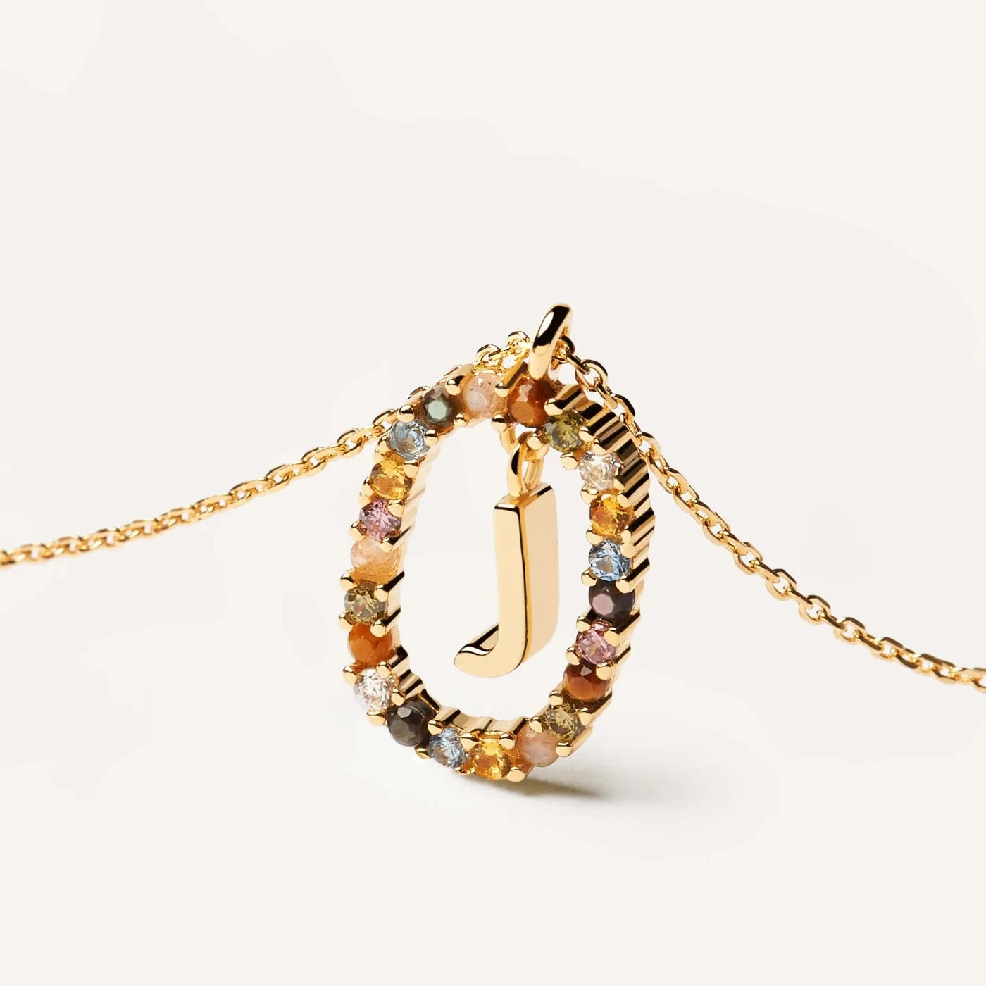 PDPAOLA | Letter J Necklace | CO01-269 | designer necklaces by Hooper Bolton