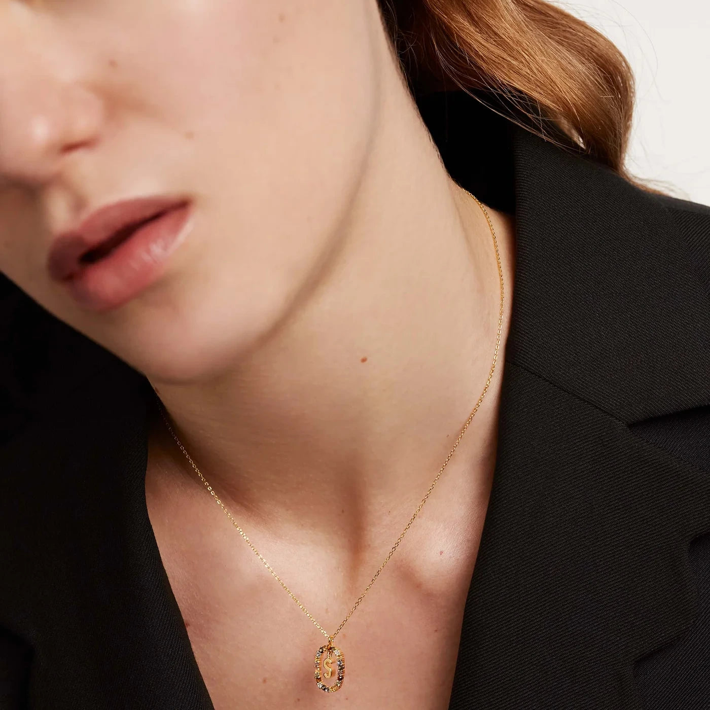 PDPAOLA | Letter S Necklace | CO01-278 | designer necklaces by Hooper Bolton