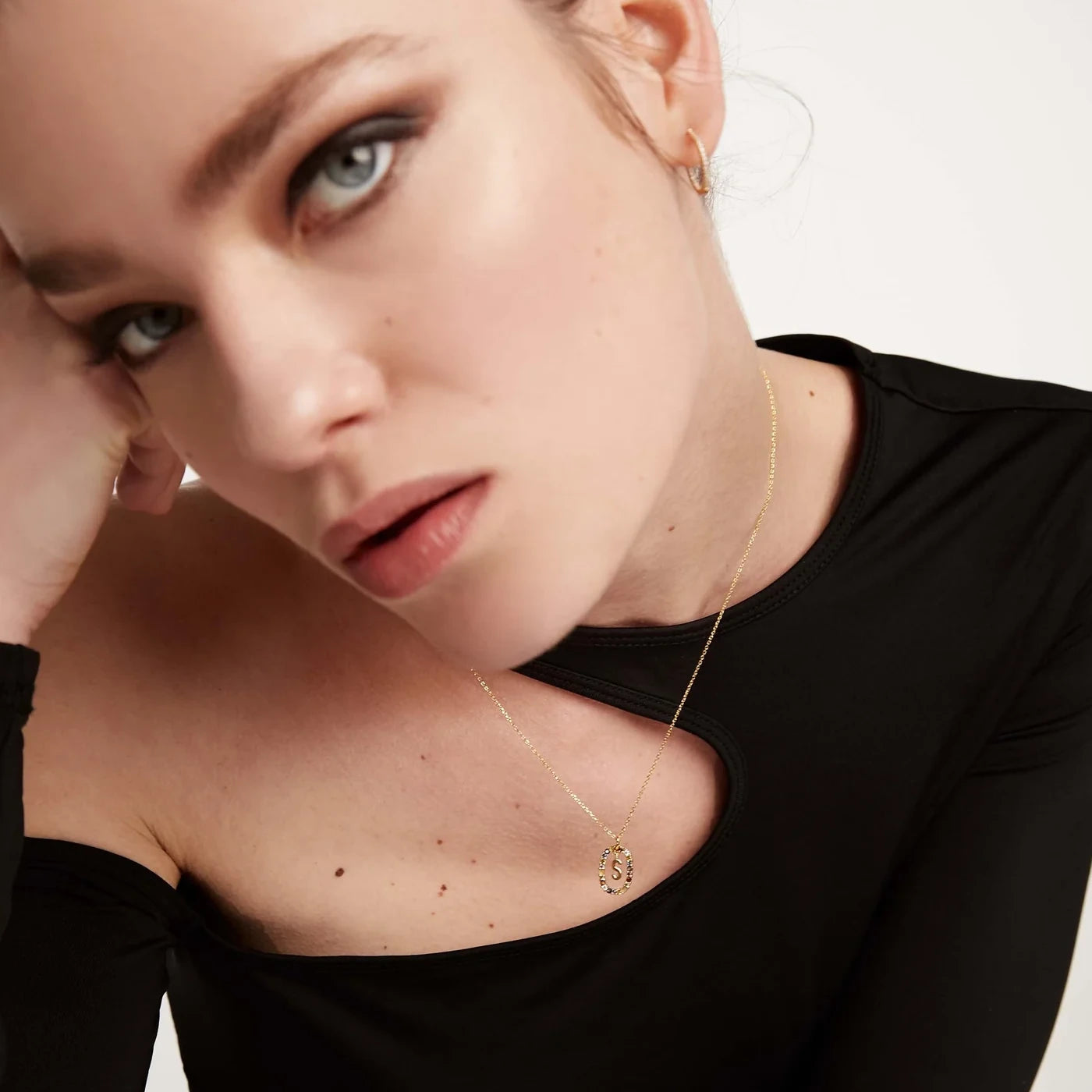 PDPAOLA | Letter S Necklace | CO01-278 | designer necklaces by Hooper Bolton