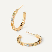 Load image into Gallery viewer, PDPAOLA | Rainbow Hoops Earrings | AR01-B96 | designer earrings by Hooper Bolton
