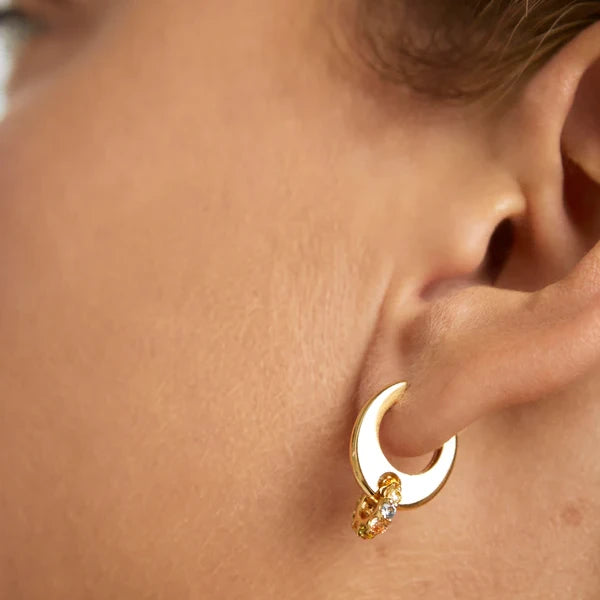 PDPAOLA | Rainbow Spin Hoops Earrings | AR01-B89 | designer earrings by Hooper Bolton
