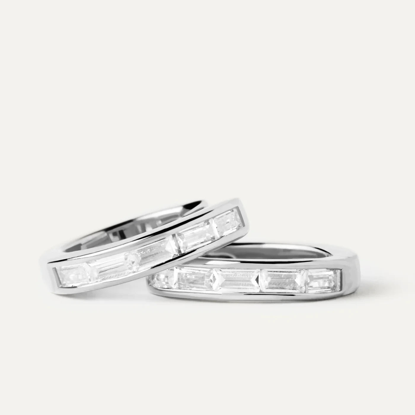 PDPAOLA | Viena Silver Hoops Earrings | AR02-960 | designer earrings by Hooper Bolton
