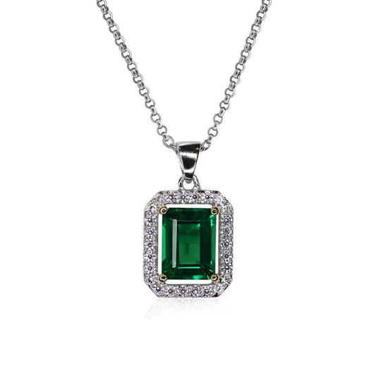 CARAT LONDON ETON GREEN BORDERSET NECKLACE