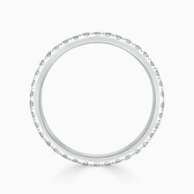 Load image into Gallery viewer, 18ct White Gold 1.80mm Round Brilliant Cutdown Set Full Eternity Ring
