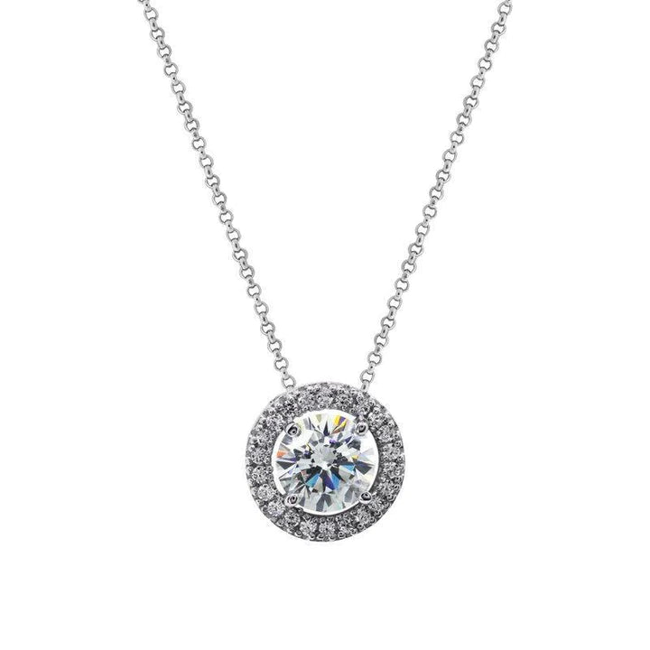 CARAT LONDON GWEN ROUND BORDERSET NECKLACE
