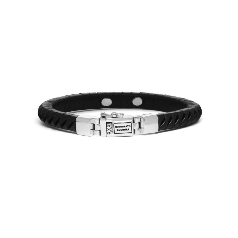 BRACELET KOMANG SMALL LEATHER BLACK