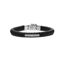 Load image into Gallery viewer, BRACELET KOMANG SMALL LEATHER BLACK
