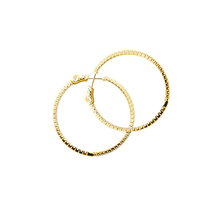 CARAT LONDON AMAIA MEDIUM HOOPS GOLD VERMEIL
