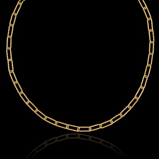 Catherine Zoraida GOLD GLITTER CHAIN NECKLACE