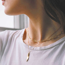 Load image into Gallery viewer, Catherine Zoraida GOLD GLITTER CHAIN NECKLACE
