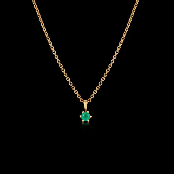 Catherine Zoraida EMERALD PENDANT GOLD