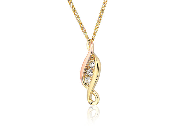 Clogau Past Present Future Pendant