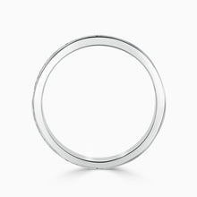 Load image into Gallery viewer, Platinum 2.50mm Princess Cut Channel Set Full Eternity Ring
