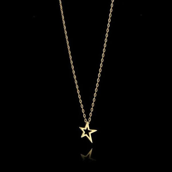 Catherine Zoraida SOLID GOLD FAIRTRADE SHOOTING STAR PENDANT