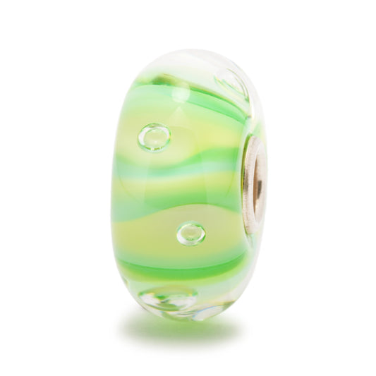 Trollbeads Green Stripe Bubble Bead
