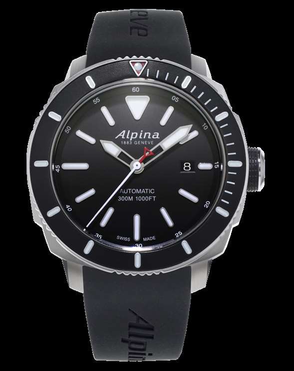 Alpina Watches | Seastrong | Diver | 300 | Hooper Bolton | Black