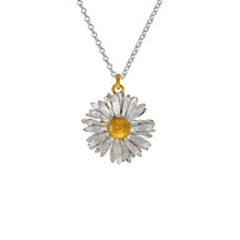 Load image into Gallery viewer, Alex Monroe - Big Daisy Necklace - Silver &amp; Gold
