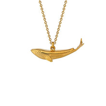Load image into Gallery viewer, Alex Monroe - Baby Blue Whale Necklace - Gold
