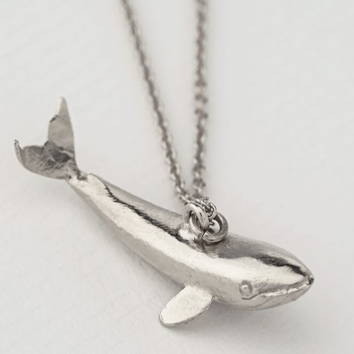 Alex Monroe - Baby Blue Whale Necklace - Gold