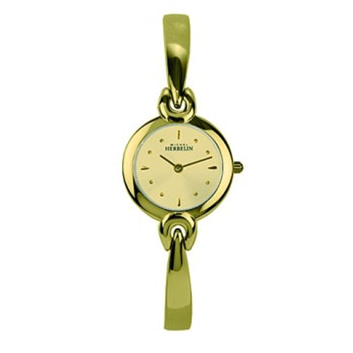 Michel Herbelin - Womens Gold Plated Salambo Bangle Watch