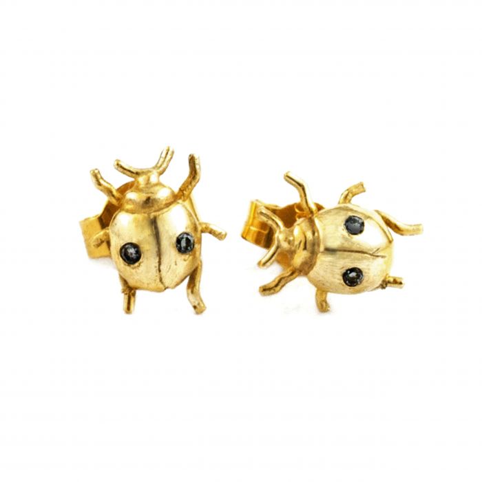 Alex Monroe - Ladybird Stud Earrings
