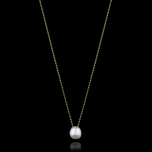 Catherine Zoraida 9ct Solid GOLD MOONLIGHT PEARL PENDANT