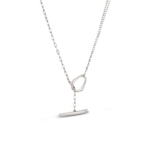 Load image into Gallery viewer, THALASSA FACETED MEDIUM T-BAR LARIAT
