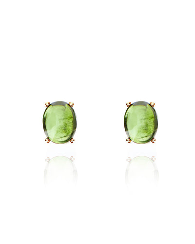 Nanis - 18ct Gold DANCING GREEN TOURMALINES EARRINGS | Hooper Bolton