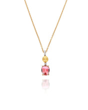 Load image into Gallery viewer, Nanis - 18ct Gold DANCING PINK TOURMALINES NECKLACE | Hooper Bolton
