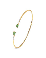 Load image into Gallery viewer, Nanis - 18ct Gold Dancing Tourmalines Bangle | Hooper Bolton
