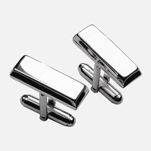 Load image into Gallery viewer, Carrs Plain Ingot Sterling Silver Cufflinks
