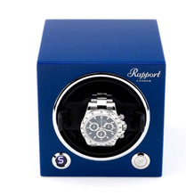 Load image into Gallery viewer, Rapport Watch Winders - Evo Cube Watch Winder Admiral Blue
